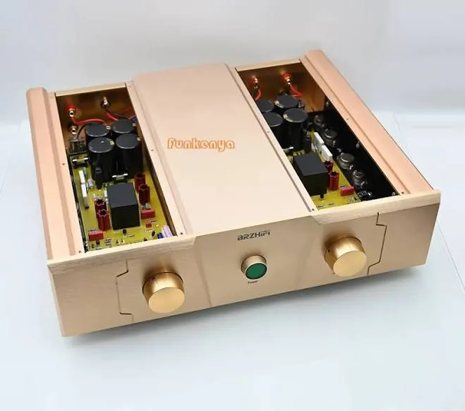 Dual Channel HiFi FM300A Power Amplifier 150WX2 | Custom Nippon Steel Core | Elna Capacitor | 150W