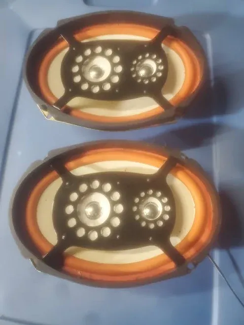 Vtg Nippon Fs-6930 Auto Stereo Speakers 3 Way