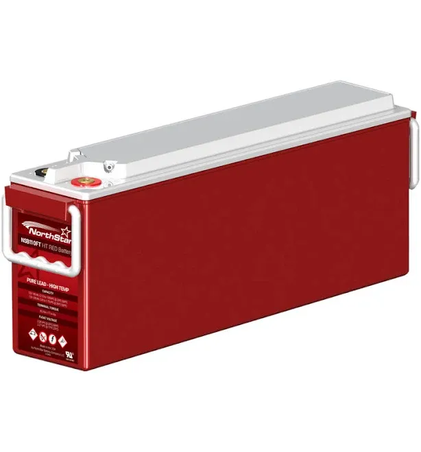 NSB110FT HT RED Battery - Pure Lead - High Temp