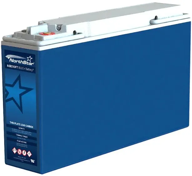 NSB210FT BLUE+ Battery 12v Front Terminal Telecom