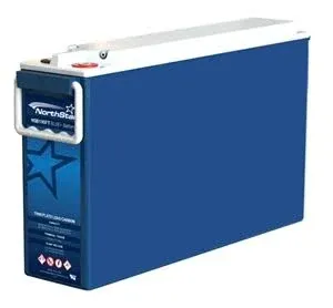 OutBack Power NorthStar Battery; 216 Amp Hour 12 Volt TPPL Battery - 12.9" H x 4.96" W x 22" L - NSB 210FT BLUE+