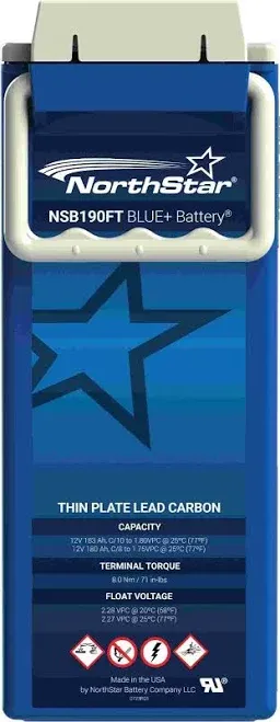 Outback Power, Northstar Blue+ Vrla-agm Pure Lead Carbon Battery,