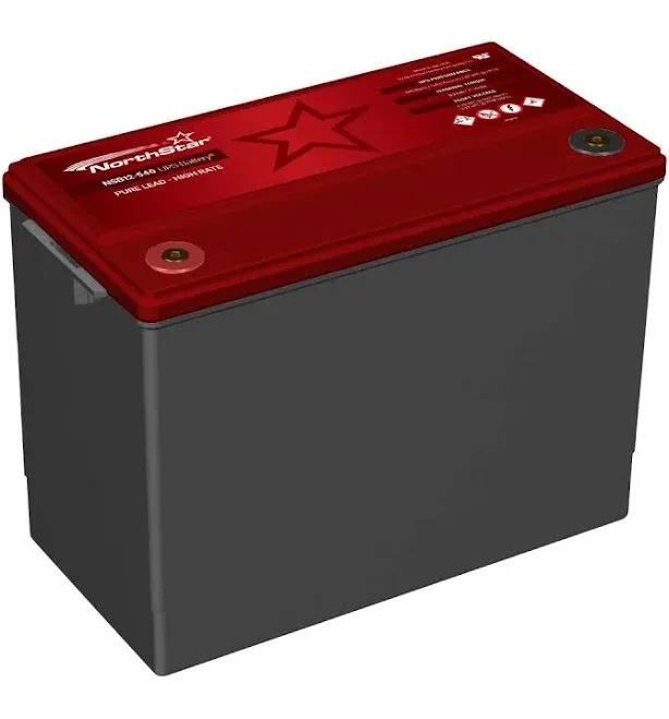 Red NSB 12-540 12V 540 Watt Cell AGM Battery