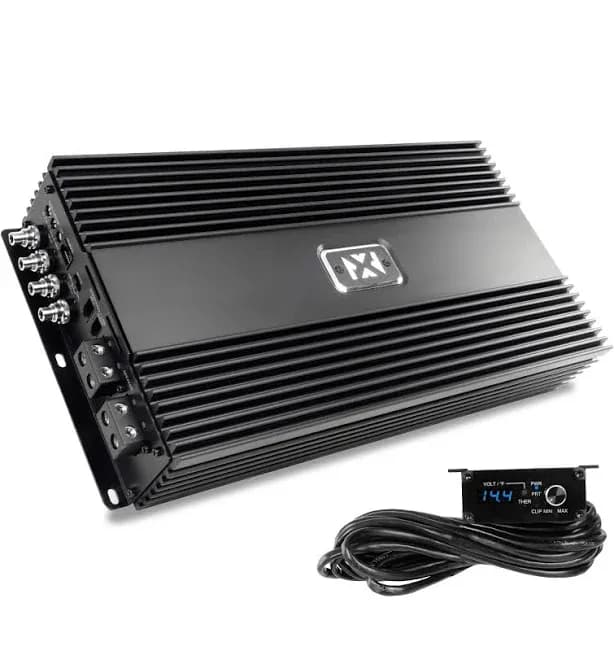 3000W RMS Competition Class-D Monoblock Amplifier with LED Remote Bass Knob