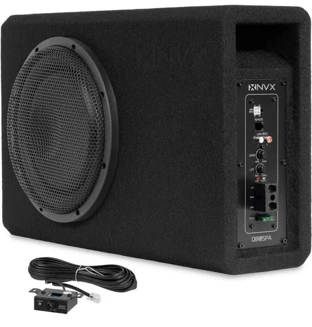 Single 12" Amplified Ported Loaded Subwoofer Enclosure