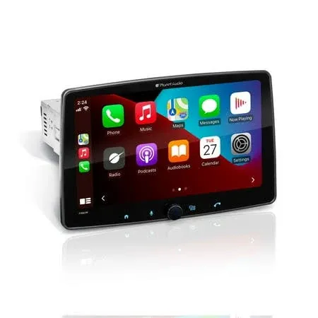 P100CPAC Planet Audio Single Din 10.1" Apple Car Play Android Auto Bluetooth Back up Camera