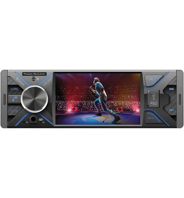1-DIN Digital Media Car Stereo w/ Bluetooth Connectivity & 4.3" LCD