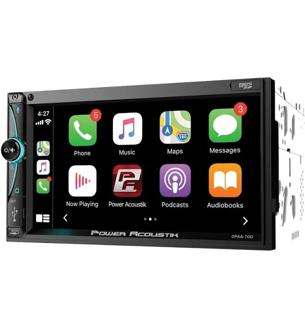 Double Din Multimedia Receiver Radio with Bluethooth and Back Up Camera