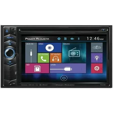 Double DIN with 6.2-inch Capacitive Touchscreen, Digital Media Receiver with Bluetooth and Android PhoneLink