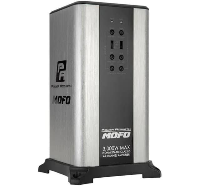 MOFO4-3KD | 3000W Class D 4 Channel Car Amplifier RMS Bridged 4 Ohms