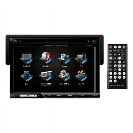 PD-710B 1-DIN DVD Receiver 7" LCD Touchscreen