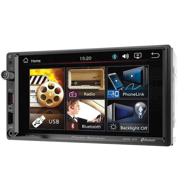 PL-700HB 7" Touchscreen Display Double DIN Digital Media Receiver with Bluetooth