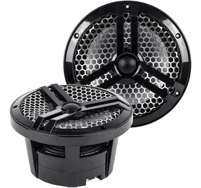 8" Full Range 2-Way 500 Watt Speakers - Black