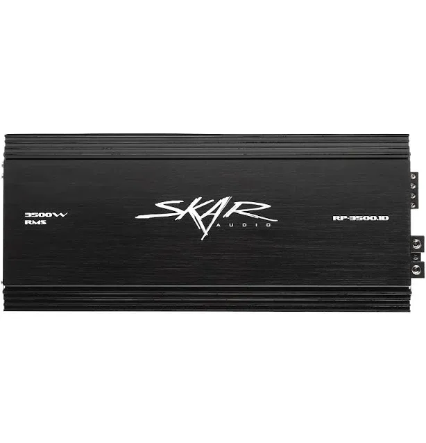 RP-3500.1D Monoblock Class D MOSFET Amplifier with Remote Subwoofer Level Control, 3500W