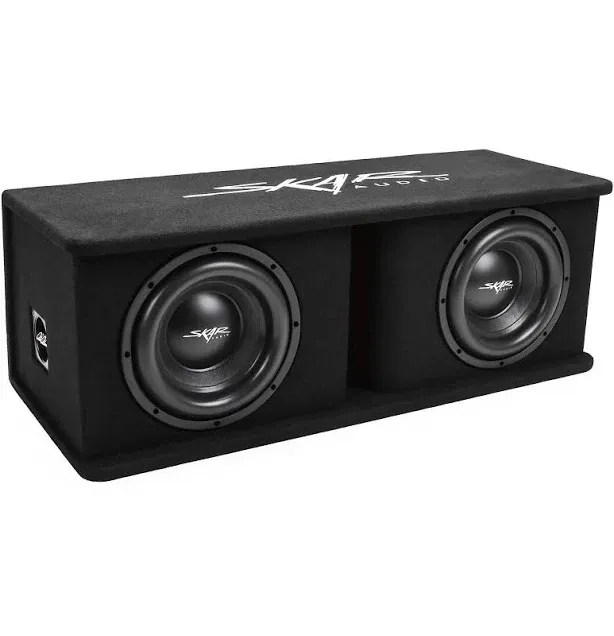 SDR-2X10D4 Dual 10" Loaded Vented Subwoofer Enclosure