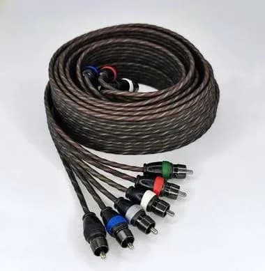 Twisted 6-Channel Twisted RCA 12ft-20ft