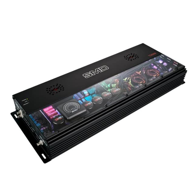 Monoblock Amplifier with VM-1 Voltmeter and Digital LED Lights 8500W RMS at 1-ohm