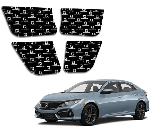 2016-2021 Honda Civic 4 Door Sound Deadening Vehicle Specific Kit