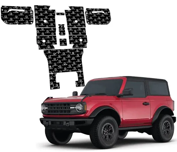 2021+ Ford Bronco 2-Doors + Floors Sound Deadening Vehicle Specific Kit
