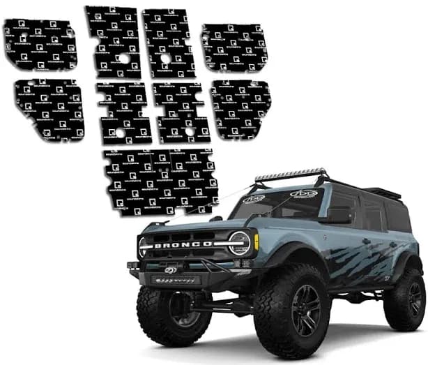 2021+ Ford Bronco Sound Deadening Vehicle Specific Kit