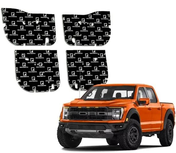 2021+ Ford Raptor 4-Door Sound Deadening Vehicle Specific Kit