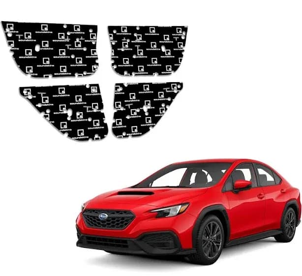 2022+ Subaru WRX 4-Doors Sound Deadening Vehicle Specific Kit