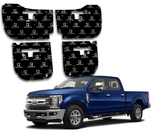 Ford F-250 4-Door Sound Deadening Vehicle Specific Kit (2017-2022)