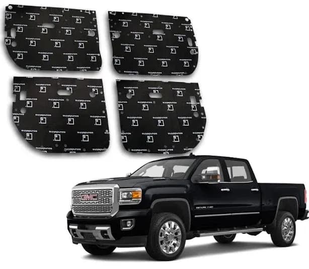 GMC Sierra HD 4 Door Sound Deadening Vehicle Specific Kit
