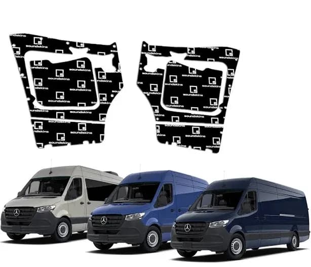MB Sprinter Front Doors Sound Deadening Vehicle Specific Kit