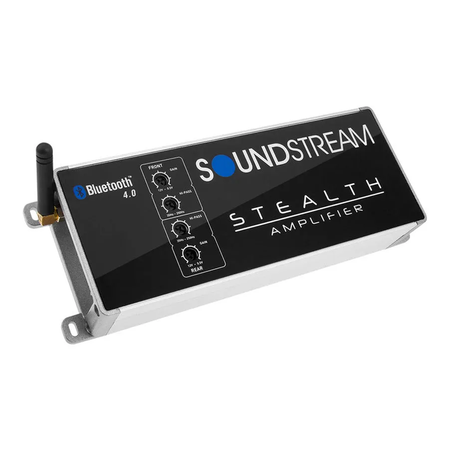 ST4.1000DB | Bluetooth 4-Channel Class D Amplifier - Compact Power for Any Vehicle