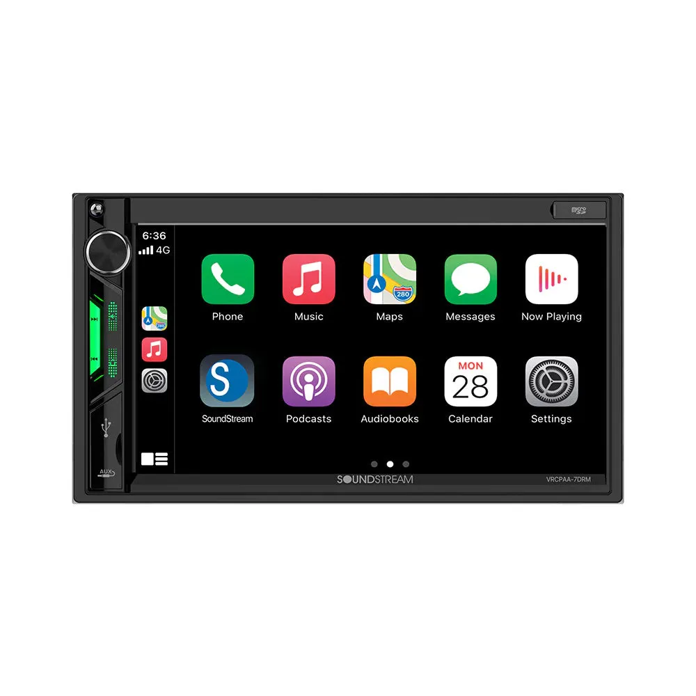 VRCPAA-7DRM | 7" Digital Media Headunit w/ Apple CarPlay®, Android Auto®