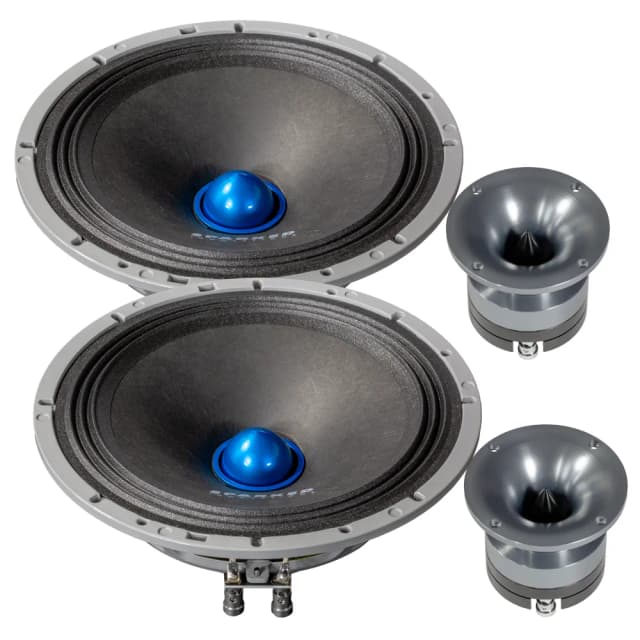 Sparked Innovations VBTT-8CS, 8" Midrange and Mini Horn Component Set, Active