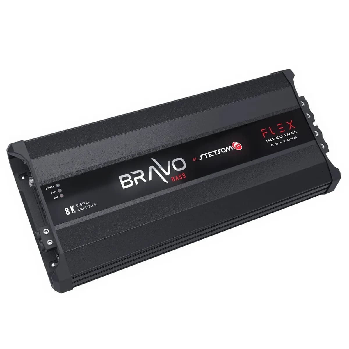 BRAVO BASS Flex 8K Mono Class D Amplifier 8000 W Automatic Impedance System 0.5 Ohm to 2 Ohm