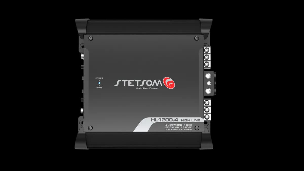High Line HL-1200.4 Digital Amplifier 1200W Class D Full-Range Four-Channel 1 Ohm