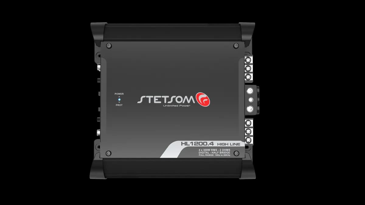 High Line HL-1200.4 Digital Amplifier 1200W Class D Full-Range Four-Channel 2 Ohm