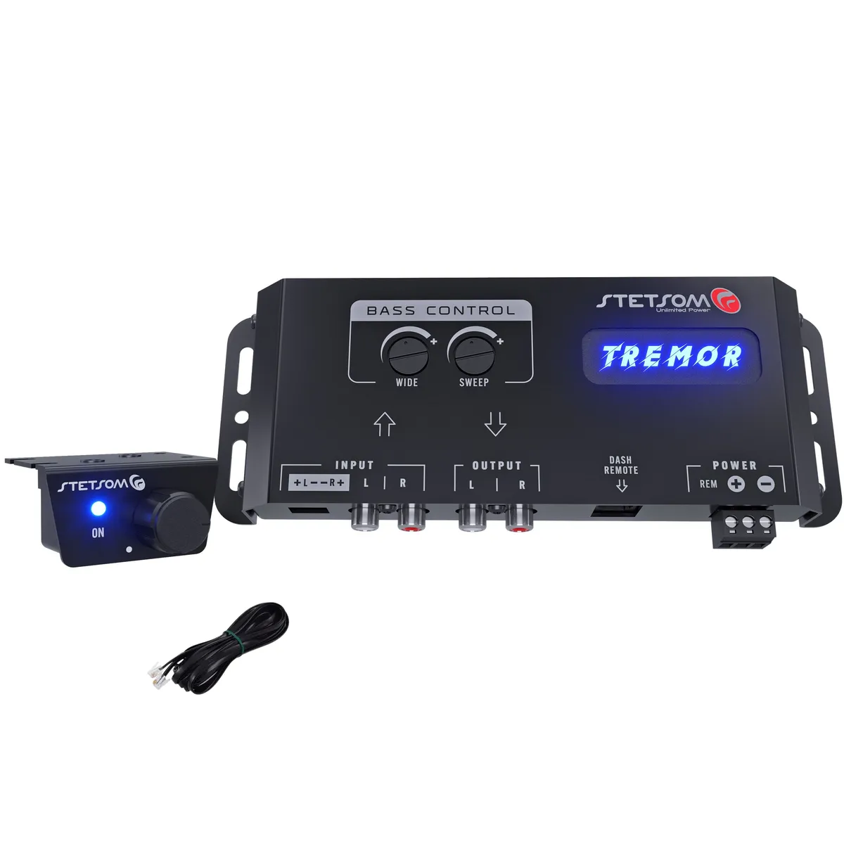 TREMOR STT42 Bass Restoration Processor + Tremor Control + 5m / 16ft Cable for Tremor Control