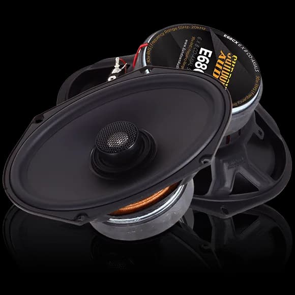 E-68CX 6"x8" Coaxial Speakers 6x8