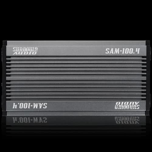 Powersports SAM-100.4 400w 4 Channel Marine Micro Amplifier SAMv.2