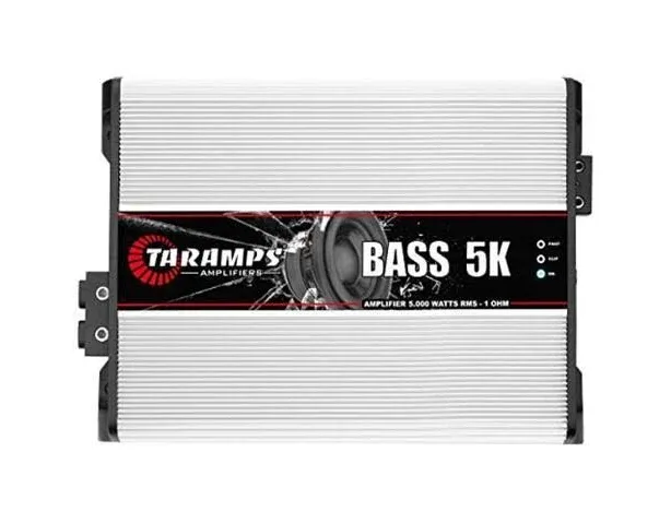 Bass 5k 5000 watts Rms Car Audio Amplifier 1 ohm Mono amp Class D 1 Channel Low Pass Subsonic Filter Bass Boost, Monoblock High Performance, R