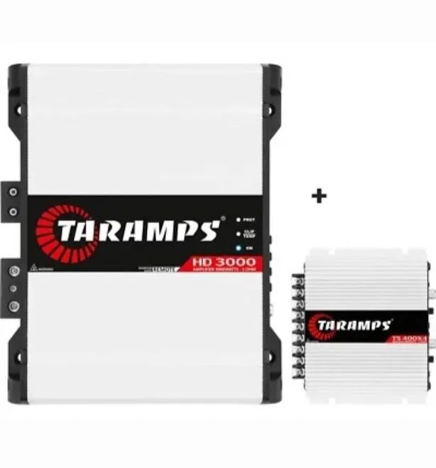 Hd3000 - 1 Ohms + Taramps Ts400x4 - 2 Ohms / Digital