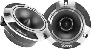 ST2 CHROME Pair of Slim Car Audio Tweeters