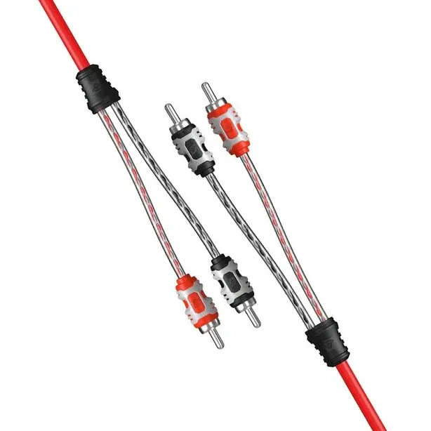 Cerwin-Vega RV417 4-Channel Dual Twisted RCA Cable