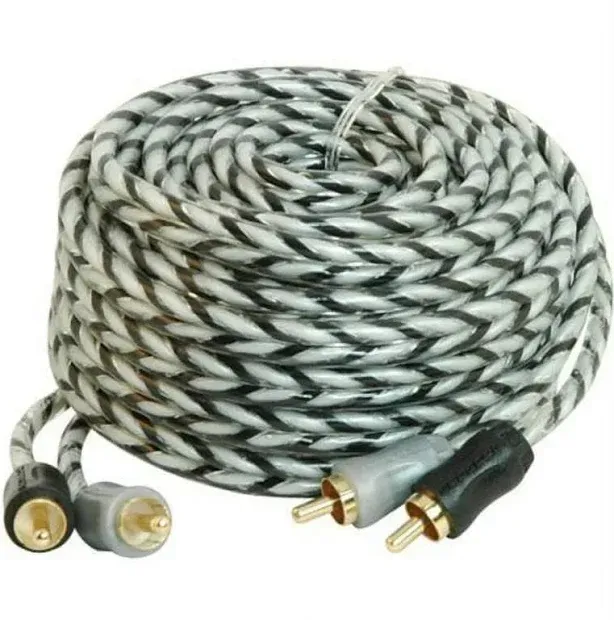Scosche 12 Ft Low Noise Design Twisted Audio Cable
