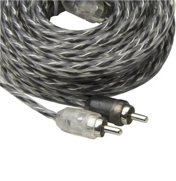 Scosche A25C4SD 25 Foot Twisted Car Stereo Audio Cable