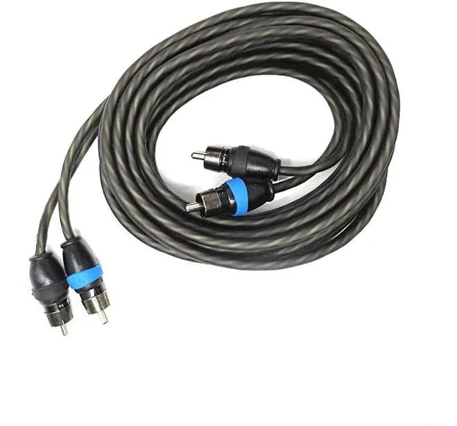 Sky High Car Audio 2 Channel Twisted RCA Cables