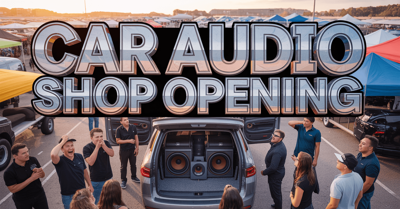 Car audio shop opening