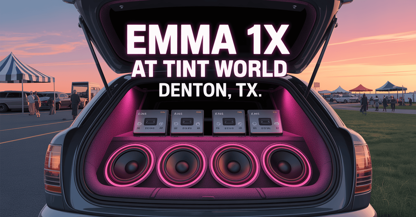 EMMA 1x at Tint World Denton, TX.