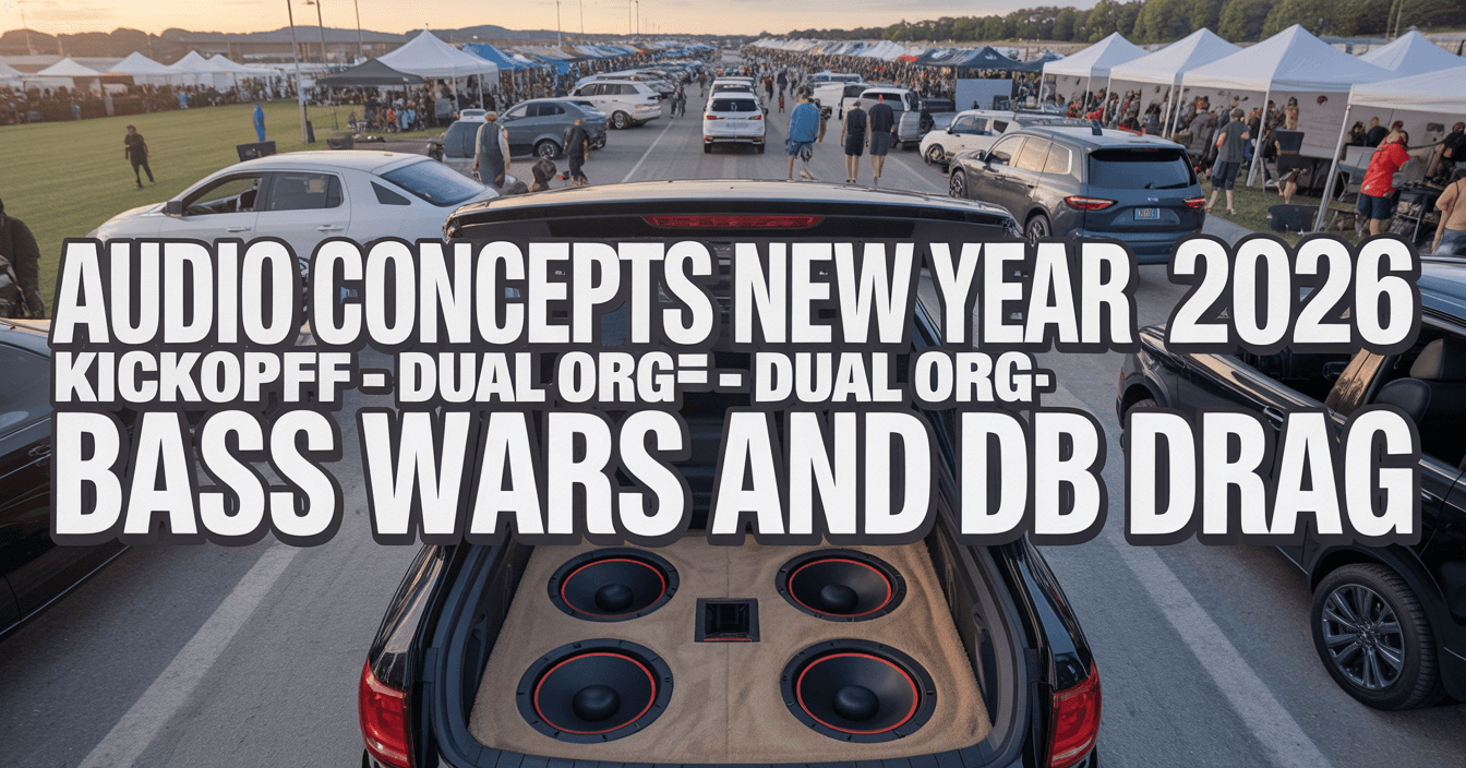 Audio Concepts New Year 2026 Kickoff - Dual Org - Bass Wars and dB Drag