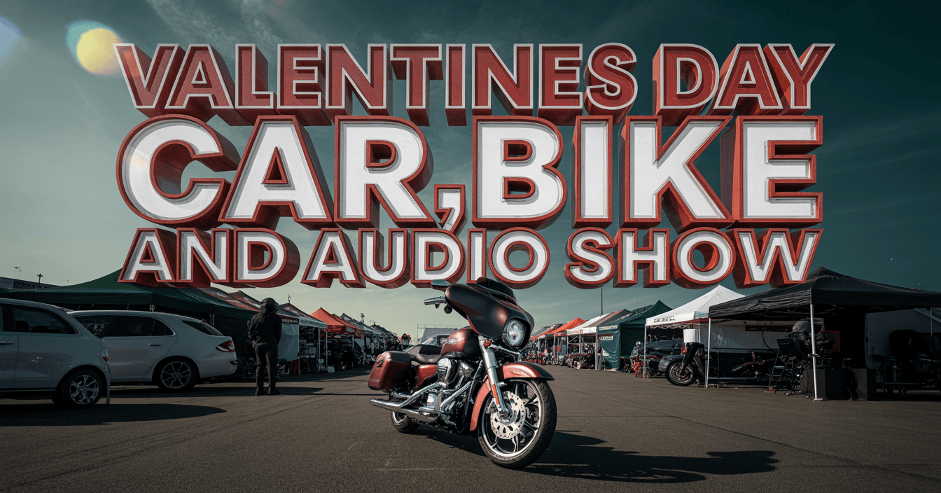 Valentines Day Car,Bike and Audio Show