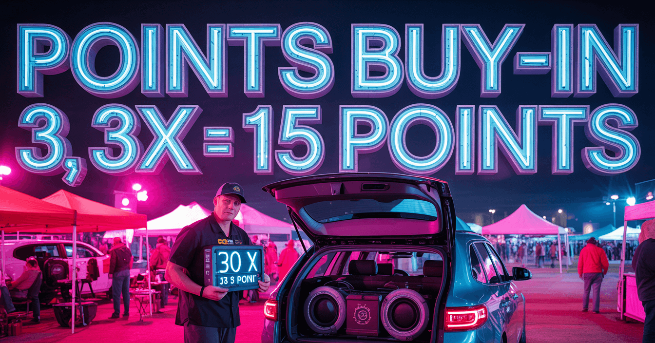 Points Buy-in 3, 3X = 15 points